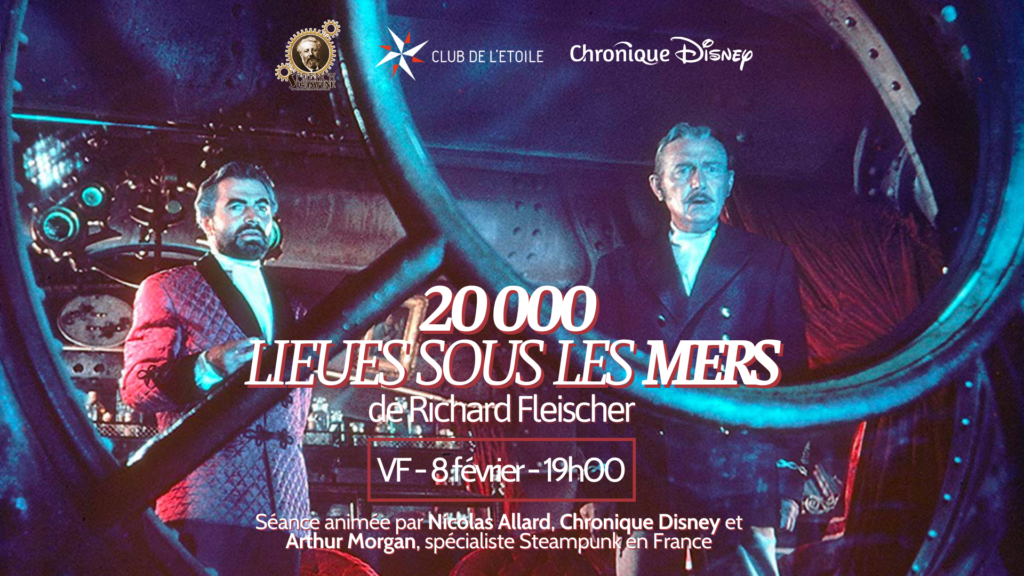 Affiche 20 000 Lieues sous les mers le 8 fevrier 2025